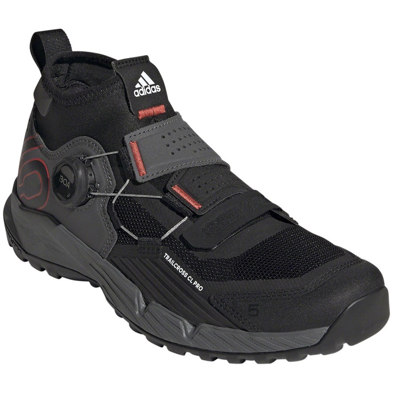 Five Ten Trailcross Pro Mountain Clipless Shoes – Womens Gray/Black/Red 6.5