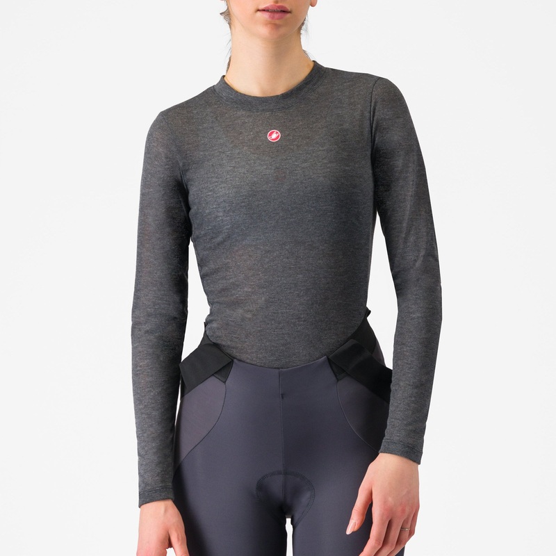 Maglia intima maniche lunghe donna Castelli Medio – Grigio