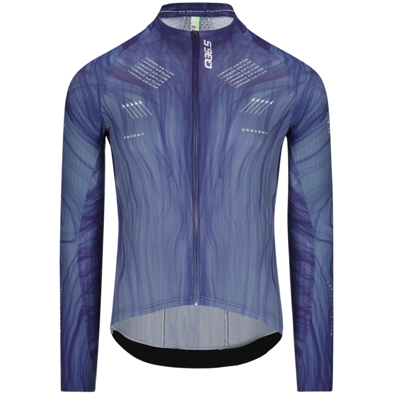 Maglia maniche lunghe Q36.5 Gregarius Hybrid Aeroflow – Blu