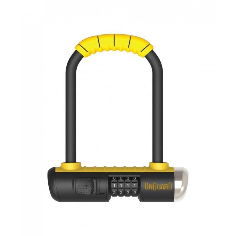 OnGuard Bulldog Combo Lock – Black/Yellow – 230mm