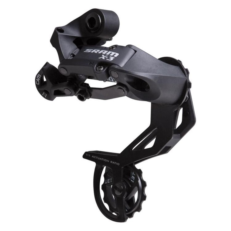 SRAM X3 Rear Derailleur|SRAM Rear Derailleur X-3 Long Cage Black