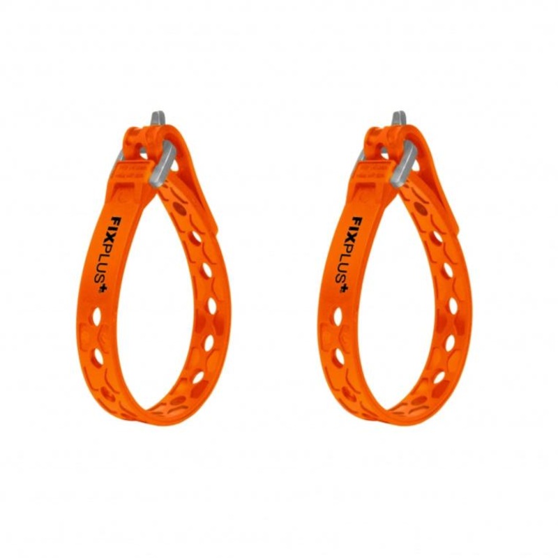 Coppia di cinghie Fixplus 23 cm – Arancio