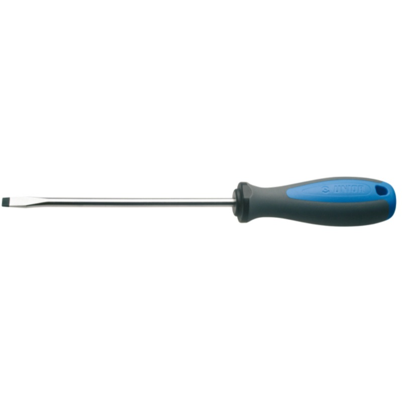 Unior Flat Tip Screwdriver|Unior 605TBI Flat Tip Screwdriver .08mm x 4mm Tip x 100mm Length|Unior 605TBI Flat Tip Screwdriver 5.5 Tip x 100mm Length