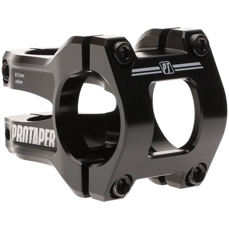 ProTaper Vice Trail Stem – 40mm 31.8mm Clamp +/-0 1 1/8 Aluminum Black