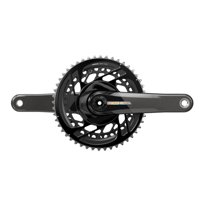 Sram Force D2 Crankset Dub Direct Mount 48/35T (Bb Not Included) 2023: Unicorn Grey With Laser Foil 175Mm