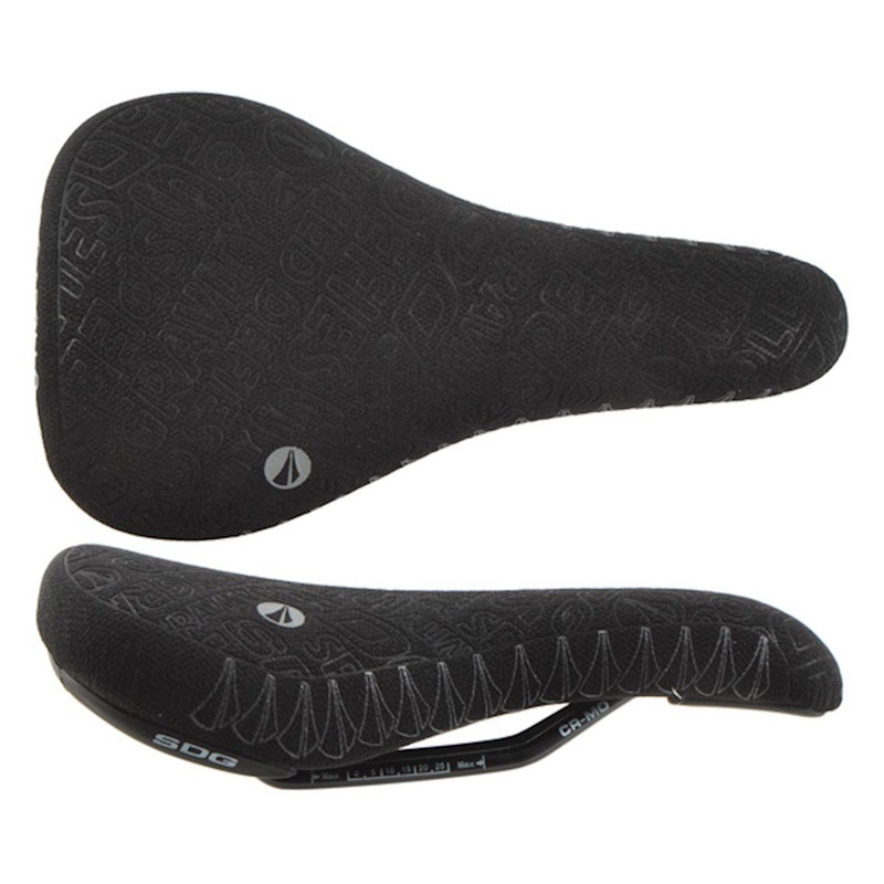 SDG Apollo Saddle (Black) (Chromoly Rails) (134mm)