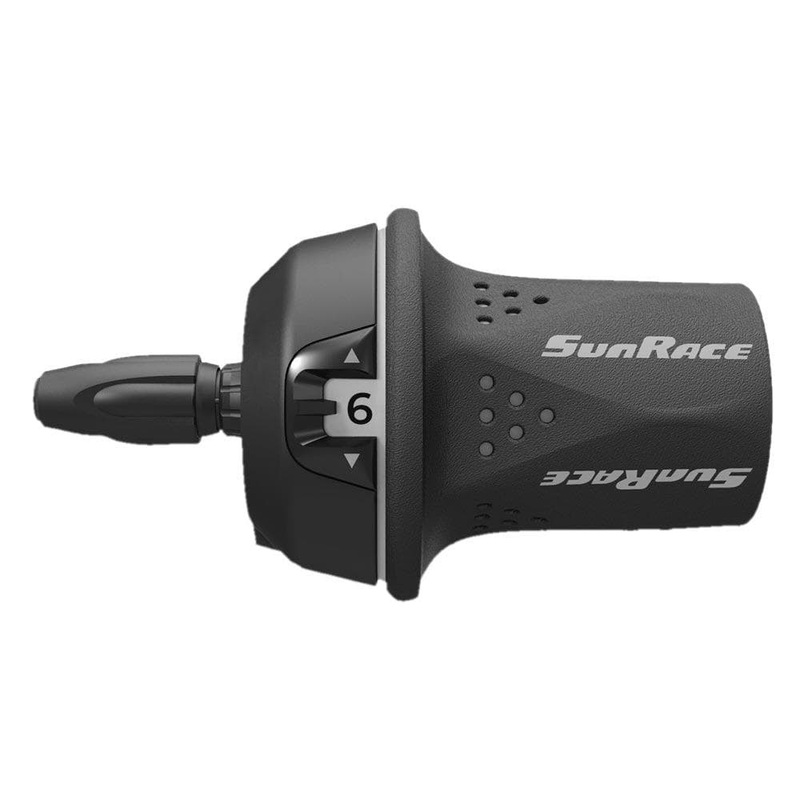 SunRace TSM21 R6 Twistshift 6sp – Black 6spd