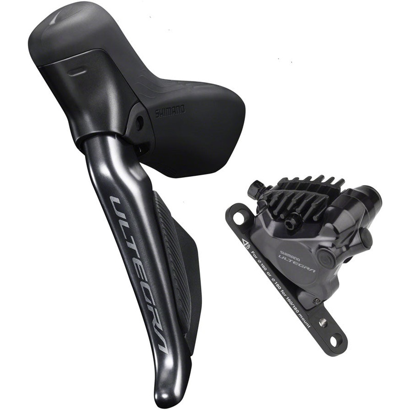 Shimano Ultegra ST-R8170E Di2 Shift/Brake Lever BR-R8170 Hydraulic Disc Brake Caliper – Left/Front 2x Flat Mount BLK