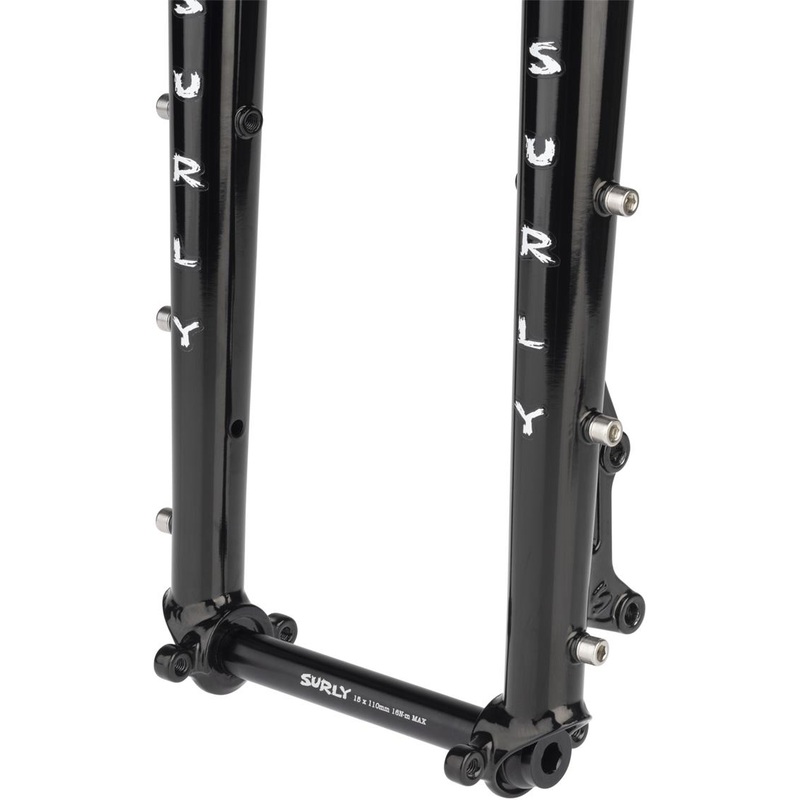 Surly Dinner Fork|Surly Dinner fork 420 x 110mm x 15mm Thru-Axle, Black – fits Grappler