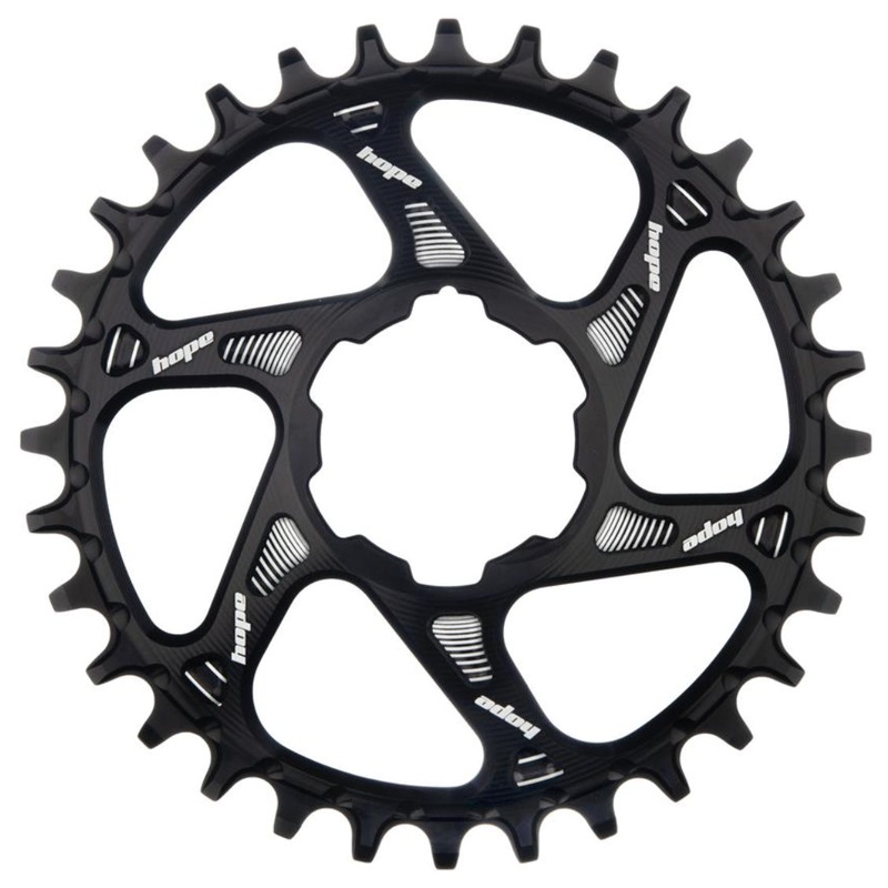 Hope Spiderless Retainer Chainring – 32t Boost Hope Direct Mount R22 Black