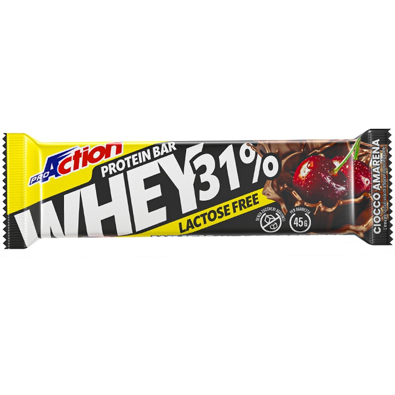 Barretta proteica ProAction Whey Bar – Cioccolato amarena