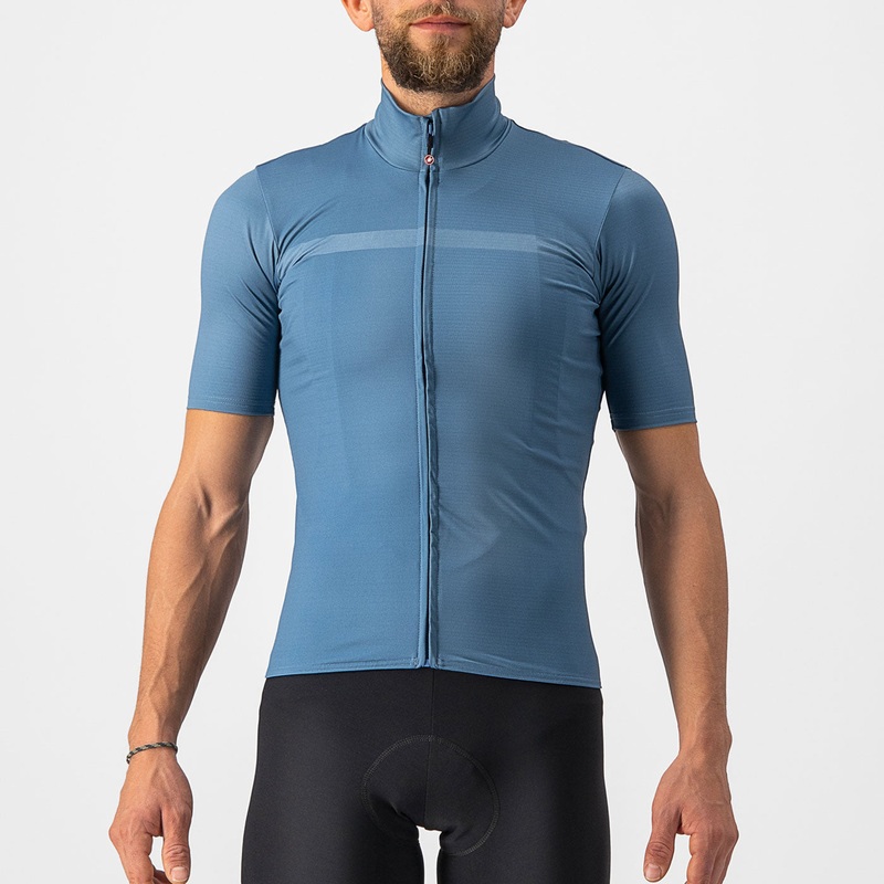 Maglia Castelli Pro Thermal Mid – Azzurro
