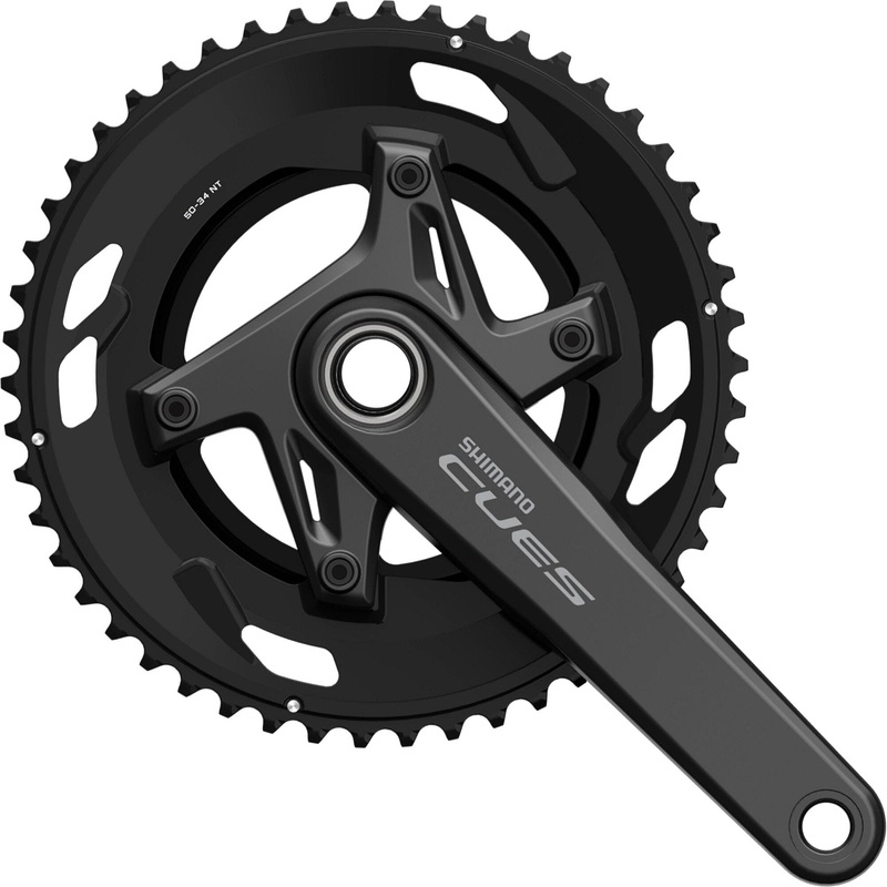 Shimano CUES FC-U6030-2 CUES 2 piece design chainset, for 9/10-speed, 172.5mm, 50-34T