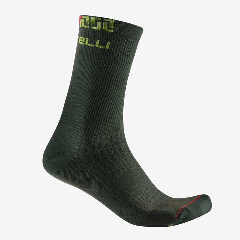 Calze Castelli Bandito Merino 18 – Verde