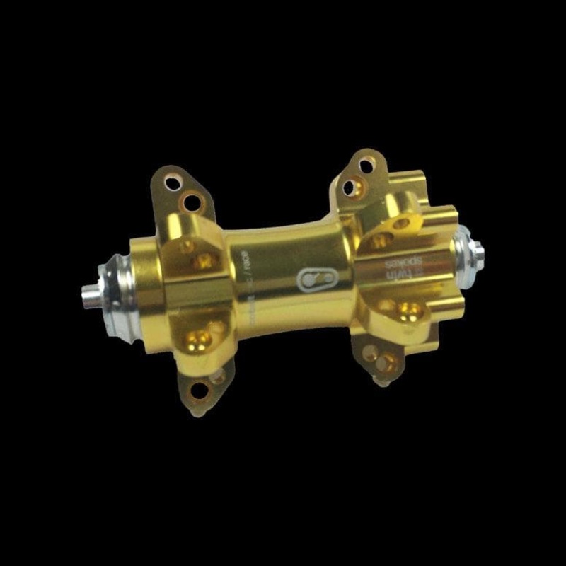 Crankbrothers Wheel Hub Fr Cobalt – Gold – Grey