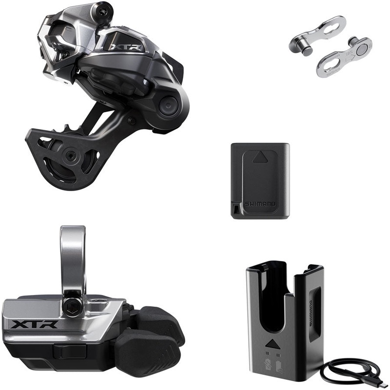 Shimano XTR M9250 Di2 Wireless Upgrade Kit – Includes M9250-GS Rear Derailleur M9250-R  Shifter Battery Charger Quick Link