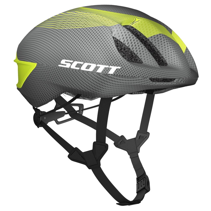 Casco Scott Cadence Plus – Grigio giallo