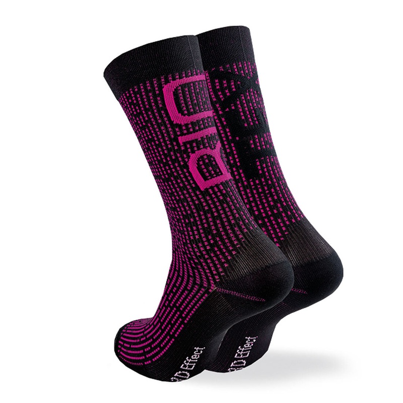 Calze Biotex 3D Fresh – Nero fucsia