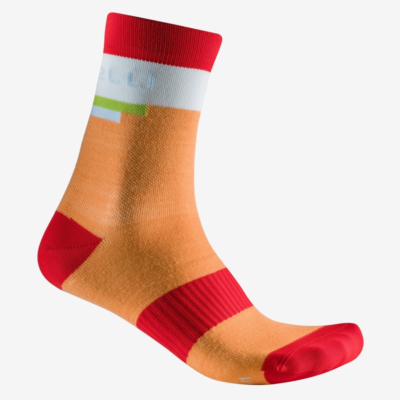 Calze donna Castelli Velocissima Thermal 2 – Arancio