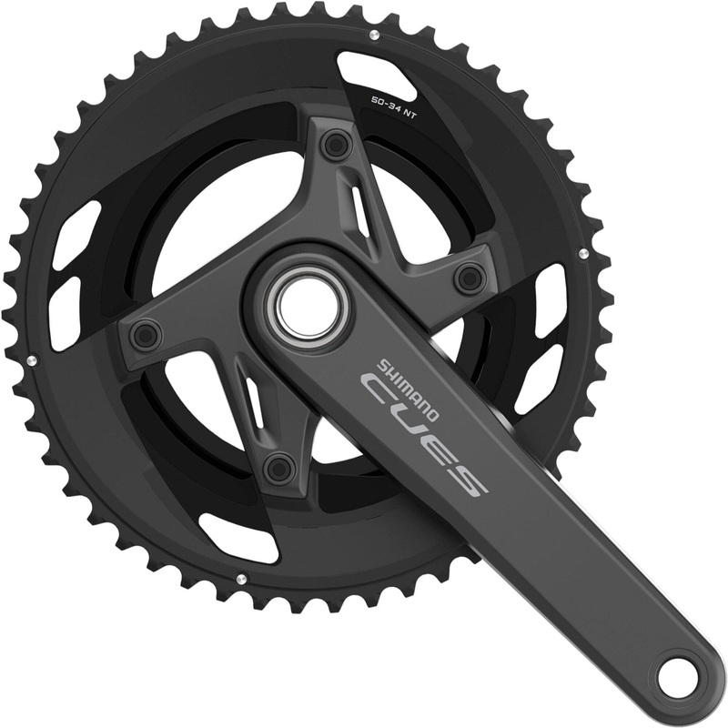 Shimano CUES FC-U6040-2 CUES 2 HollowTech II chainset, for 9/10-speed, 170mm, 50-34T