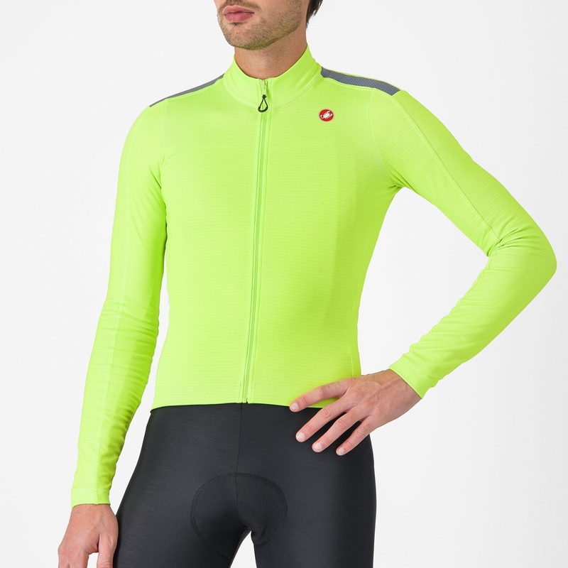 Maglia maniche lunghe Castelli Puro 4 – Giallo