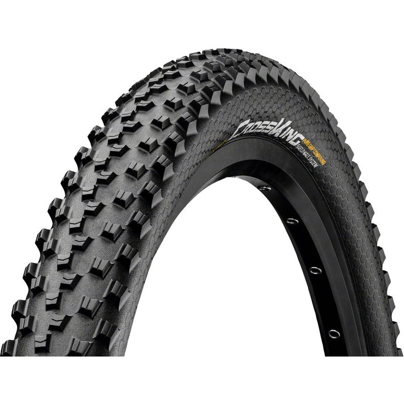 Continental Cross King Tire – 29 x 2.60 Tubeless Folding BLK PureGrip ShieldWall System E25