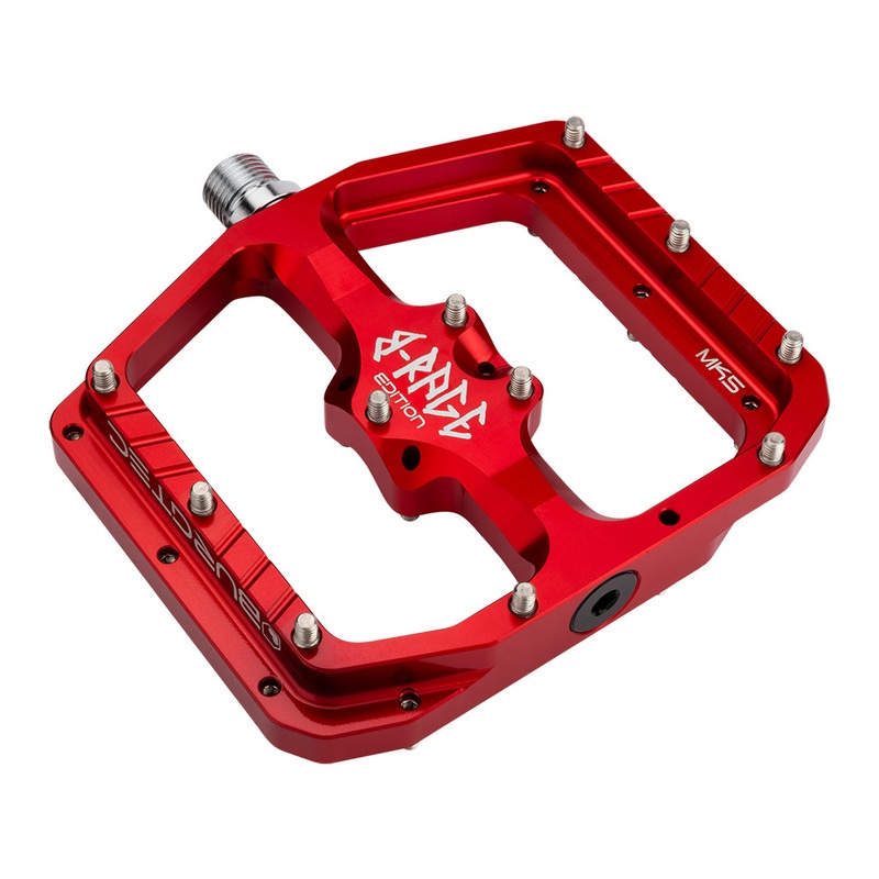 Burgtec Penthouse Flat MK5 B-Rage Edition Pedals Race Red