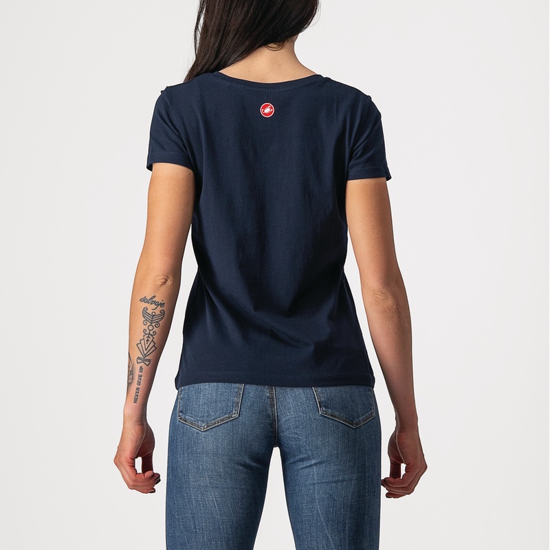 Castelli Bellagio T-Shirt|Castelli T-Shirt Bellagio Night Shade/Violet Mist – M|Castelli T-Shirt Bellagio Night Shade/Violet Mist – S|Castelli T-Shirt Bellagio Savile Blue/Sky Light – L|Castelli T-Shirt Bellagio Savile Blue/Sky Light – M|Castelli T-Shirt