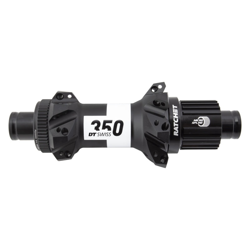DT Swiss 350 Rear Hub – 12 x 148mm Center-Lock Micro Spline BLK 28H Straight Pull 36pt Straight Pull