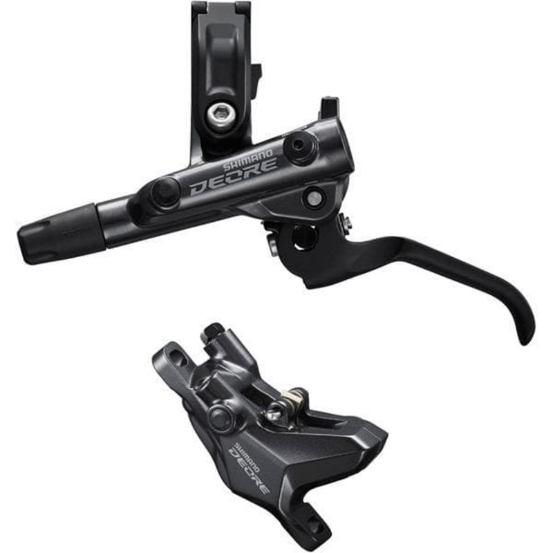 Shimano Deore BR-M6100/BL-M6100 Deore brake lever/post mount 2 pot calliper; rear left