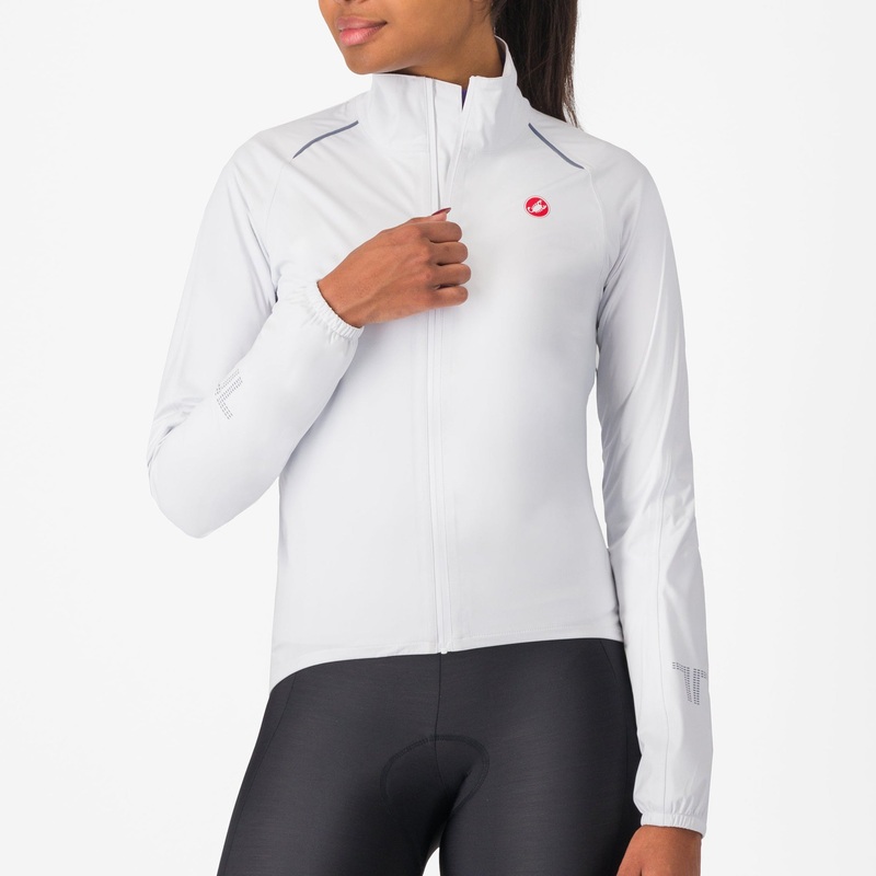 Mantellina donna Castelli Emergency 3 Rain – Bianco