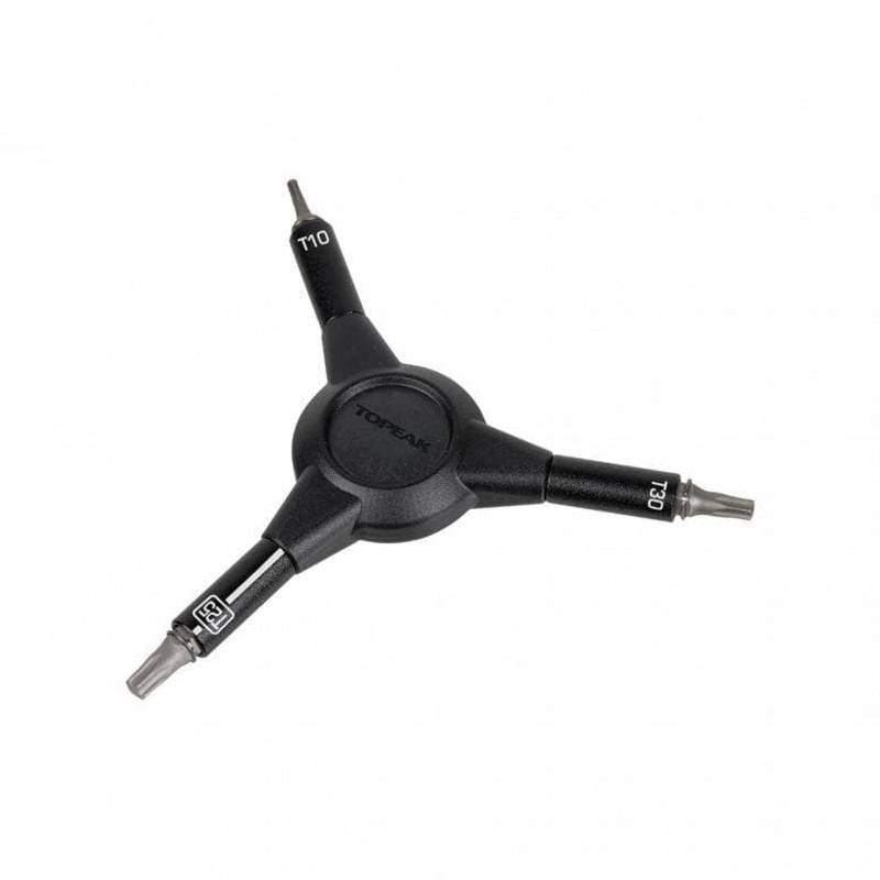 Topeak Y-Torx Speed Wrench, T10/T25/T30 – Black