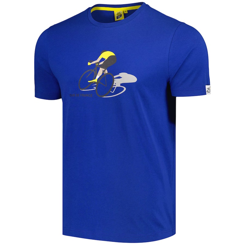 T-Shirt Tour de France Cyclist Graphic 2024 – Blu