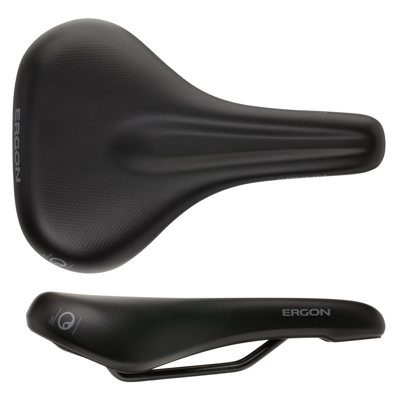 Ergon ST Gel Saddle – Chromoly Black Women’s Medium/Large