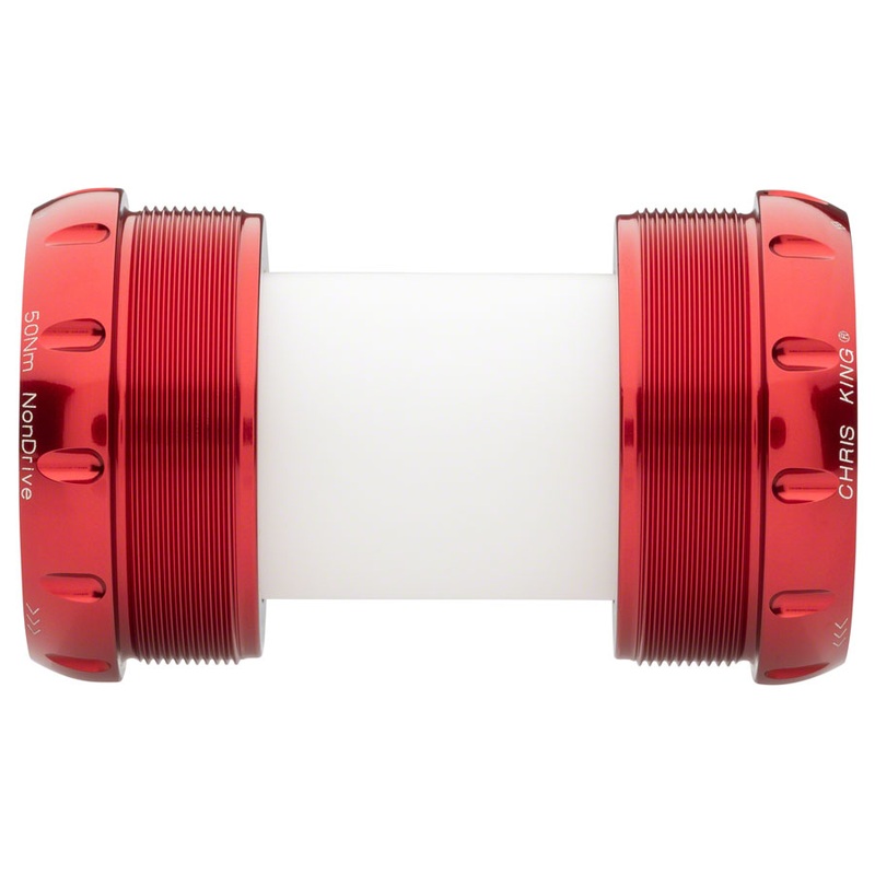 Chris King ThreadFit T47 30x Bottom Bracket with Fit Kit 1 – T47 For DUB Red