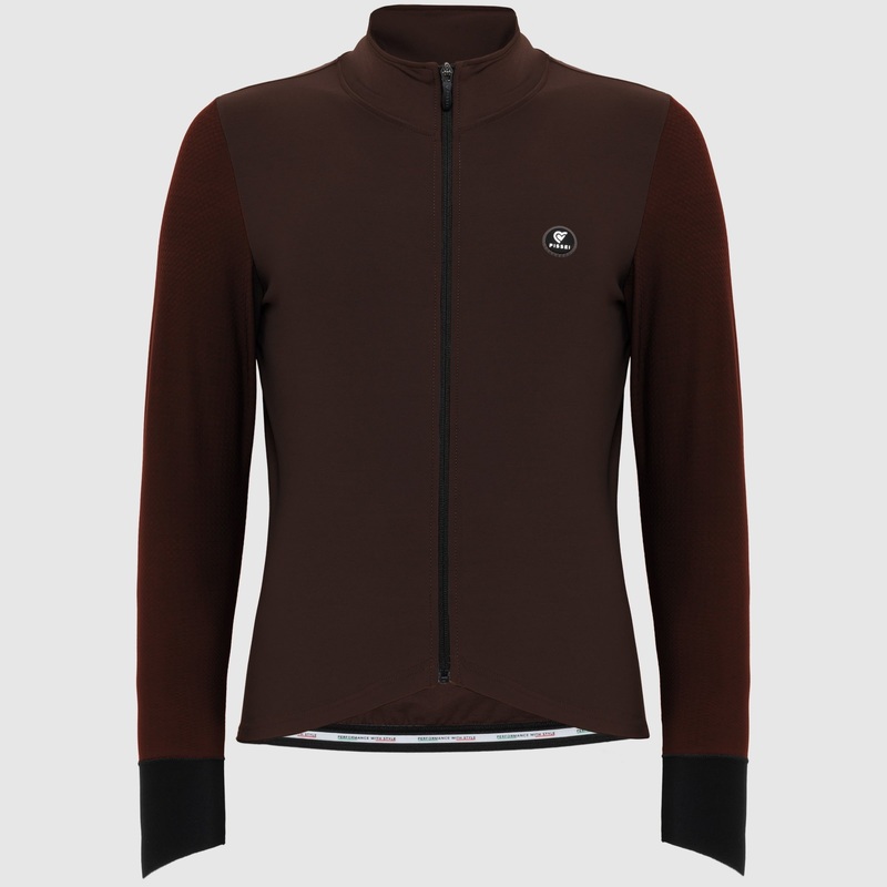 Maglia maniche lunghe Pissei Monviso – Marrone