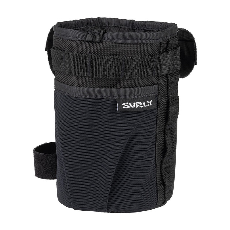 Surly Dugout Bag|Surly Dugout Feedbag BlackM Includes three OneWrap straps and one Surly Whip Lash Gear Strap