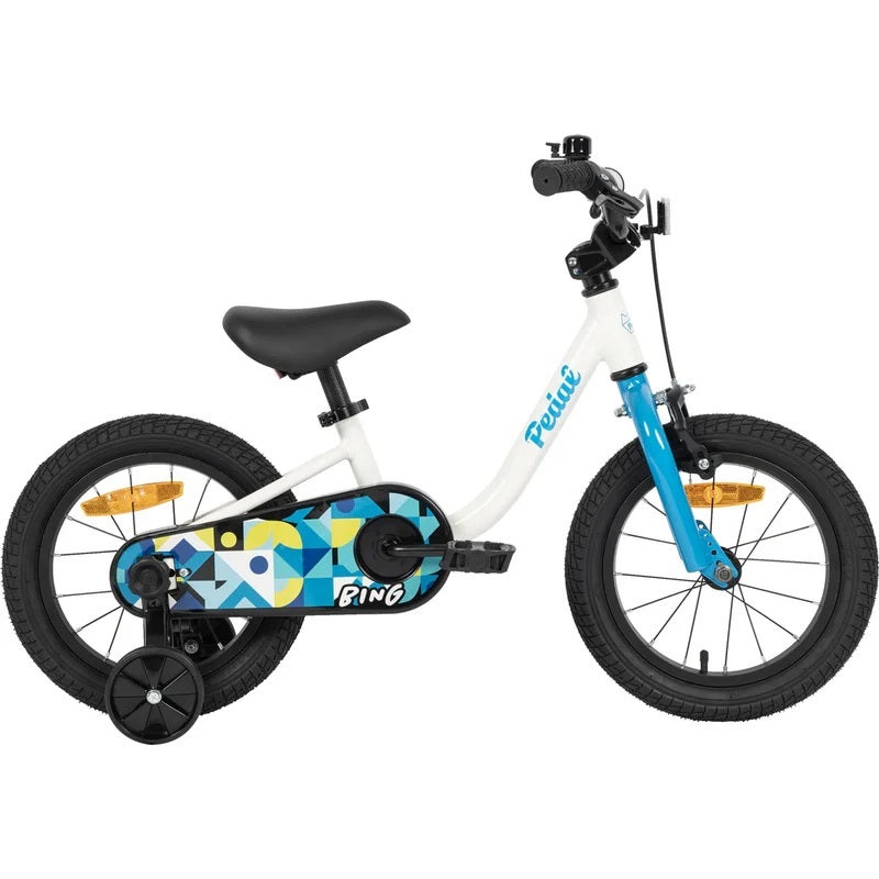 2025 PEDAL BING 14|KIDS 14″ WHEEL (3-5 YEAR OLD)|WHITE/BLUE