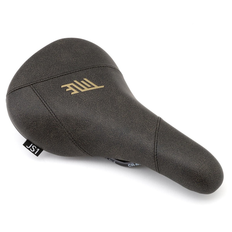 Title MTB JS1 Saddle (Black/Gold Crackle) (Crankworx Whistler)
