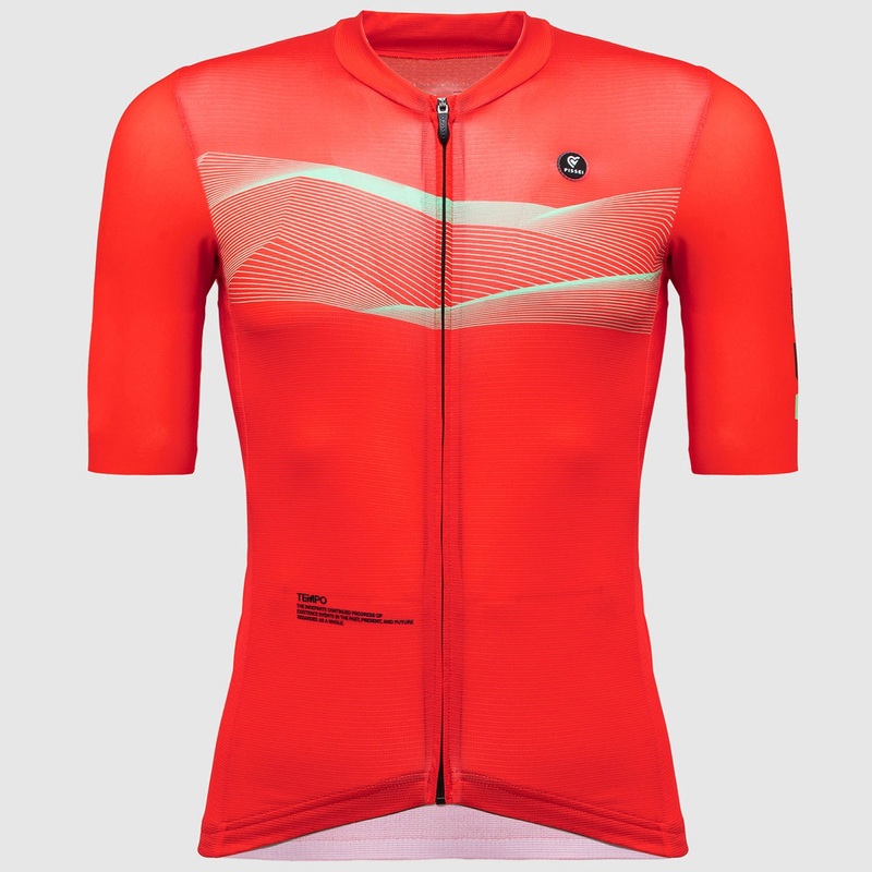 Maglia Pissei Tempo – Rosso verde