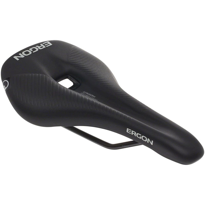 Ergon SR Comp Saddle (Black) (Titanox Rails) (S/M) (140mm)