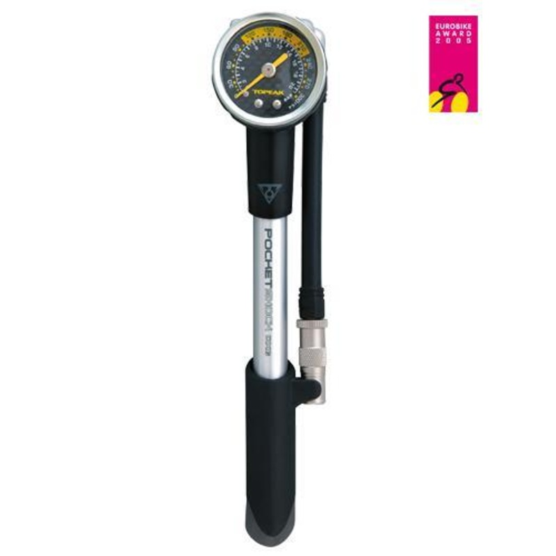 Topeak Pocketshock DXG|Topeak Shock Pump Pocketshock DXG with dial gauge
