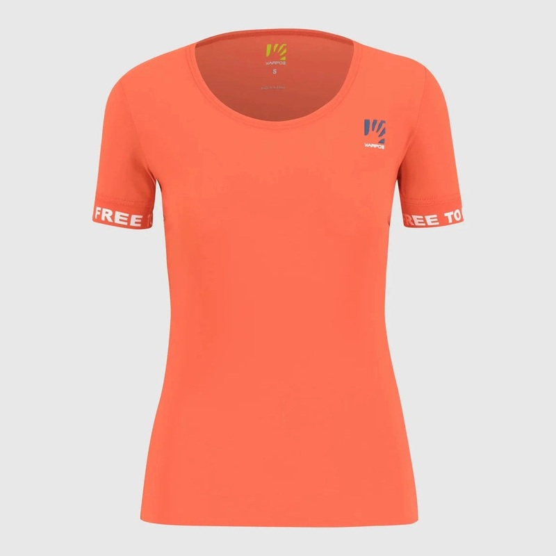 Maglia donna Karpos Easyfrizz – Arancio