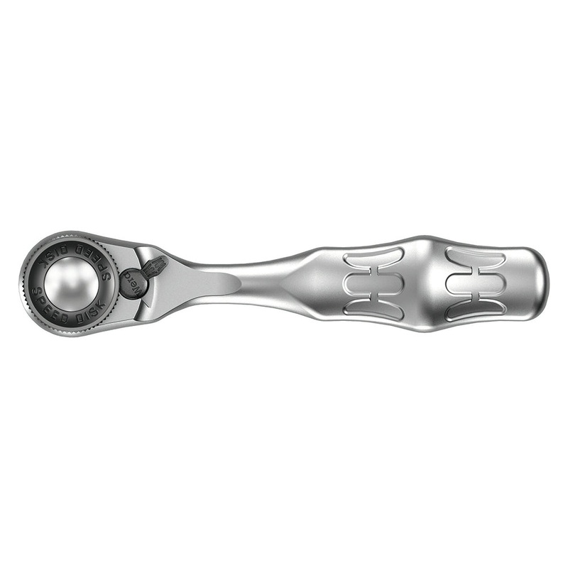Wera 8008 A Zyklop Mini 3 Ratchet with 1/4 Drive