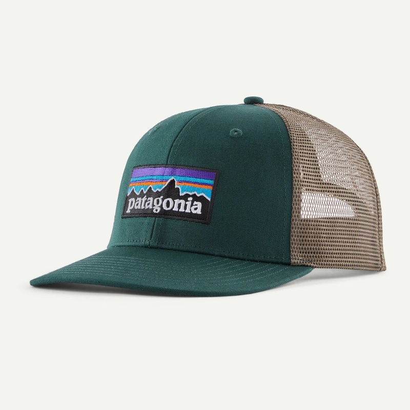 Cappellino Patagonia P-6 Logo Trucker – Verde