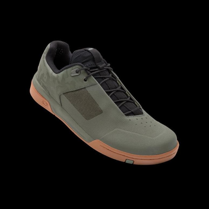 Crankbrothers Stamp Lace – Camo Green – 7.5