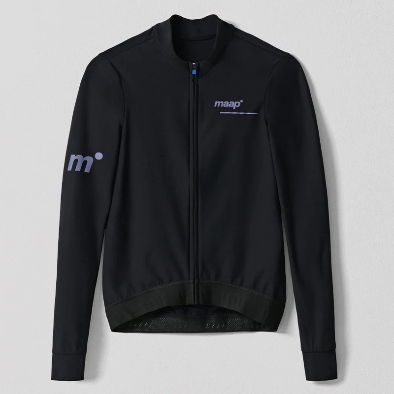 Maglia donna maniche lunghe Maap Training Thermal – Nero viola