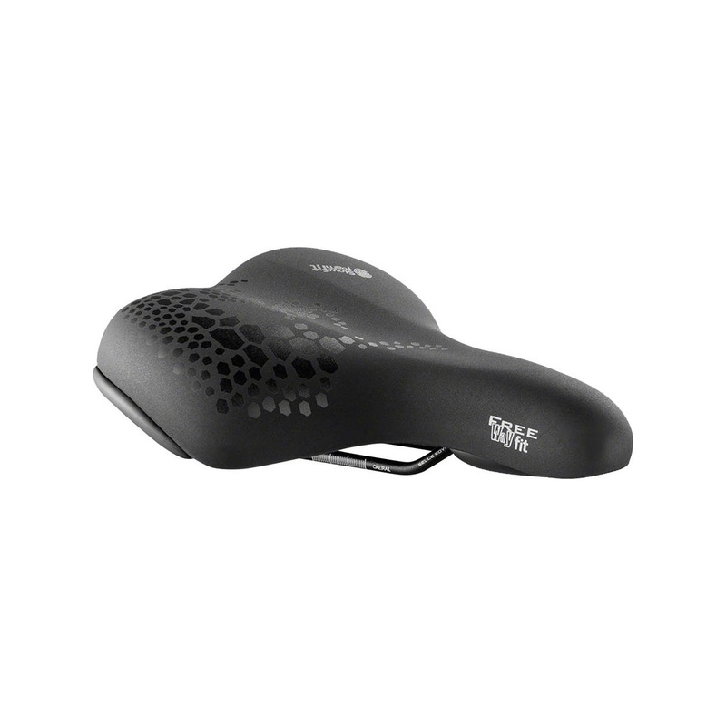 Selle Royal Freeway Fit Saddle (Black) (Steel) (Relaxed)