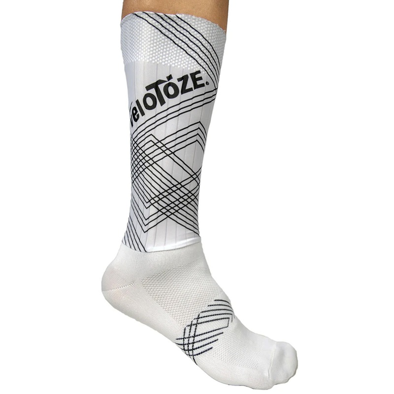Calze VeloToze Aero Extra Tall – Bianco