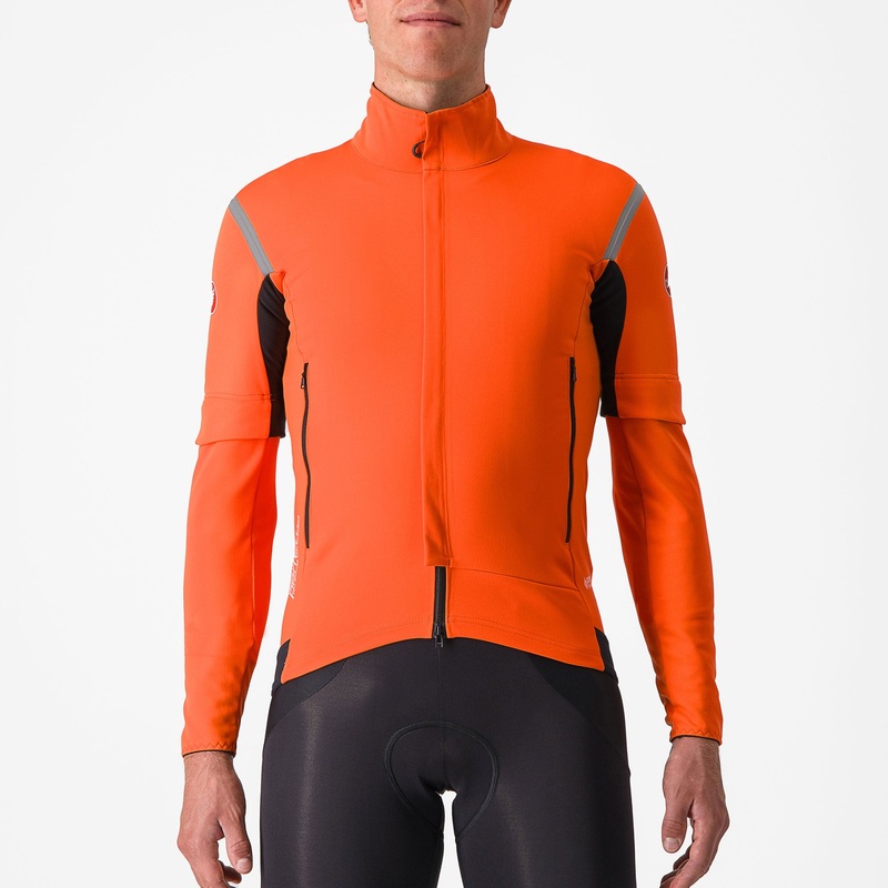Giacca Castelli Perfetto RoS 2 Convertible – Arancio scuro